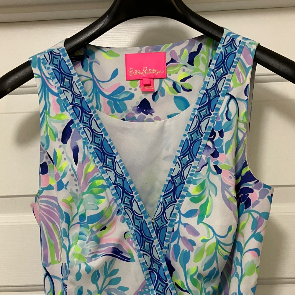 Lilly Pulitzer Multicolor V-Neck Dress